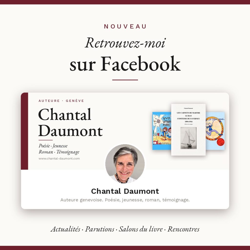 Chantal Daumont est désormais sur Facebook
